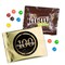 12 Pcs 100th Birthday Candy M&M's Party Favor Packs - Milk Chocolate